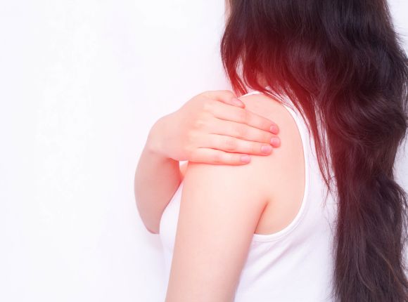 Woman Wondering Can Shoulder Bursitis Cause Neck Pain